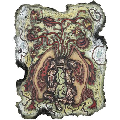 une photo d'une feuille de papier sur laquelle figure un dessin