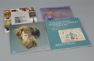 Quatre catalogues de ventes dont Art africain, Art aborigène…