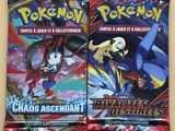 Deux paquets de cartes Pokémon sont exposés sur une table.
