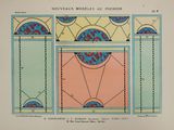 an image of a drawing of a window with different designs on it