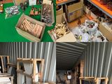 many different pictures of a room with a lot of items