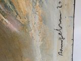une image montrant un gros plan d'une peinture sur une surface blanche