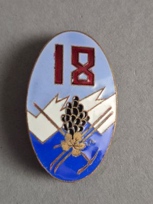 insigne de l'armée de l'air russe portant le numéro 18