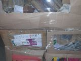 a large cart with a bunch of items in it