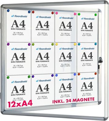 aimants magnétiques pour tableau blanc format A4, avec 4 aimants sur 4