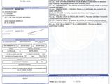 a close up of a document with a barcode on it