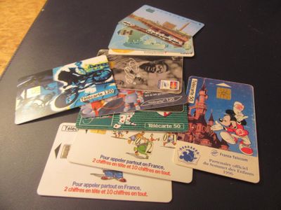 464.58 - Lot DE Telecartes .3 - 15 Euro