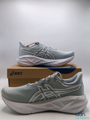 Chaussures de course Asics Gel-Kayano en gris et blanc