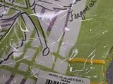 a close up of a bag of food on a table