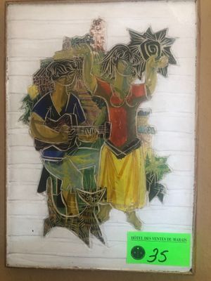 une image d'un tableau sur le mur d'un bâtiment