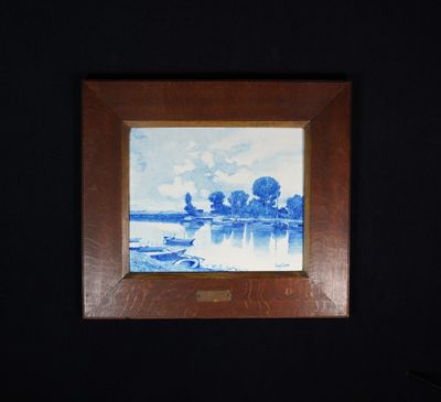 une photo d'un tableau accroché au mur