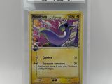 a close up of a pokemon card on a white background