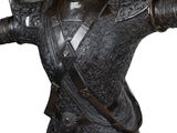 a statue of a man with a sword in his hand
