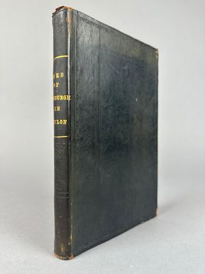 CAPPER (J.). The Duke of Edinburgh in Ceylon. A Book of Elep…