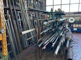 a lot of pipes and pipes in a warehouse