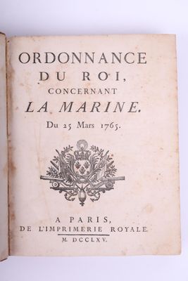 [ANONYME] - Ordonnance du Roi, concernant la marine du 25 ma…