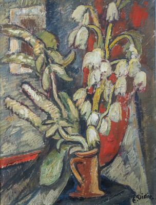 Émile DIDIER (1890-1965) Grand bouquet de fleurs