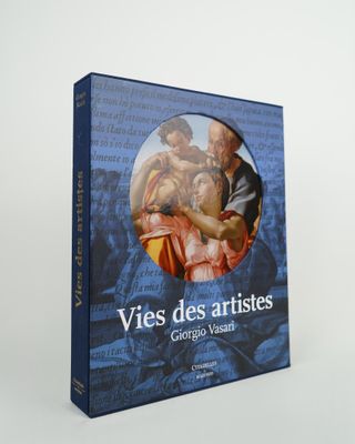 the cover of the book, vies des artistes, is shown