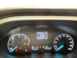 a car dashboard with various gauges and numbers on it
