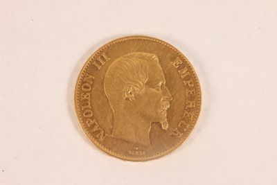 PAS D'ENCHERES LIVE - FRAIS 5% HT. Pièce de 100 Francs or Napoléon têt