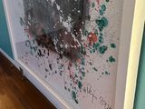 a picture of a painting on the wall of a room