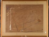 a picture of a picture of a painting on a easel
