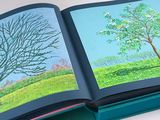 a book with a picture of a tree in it