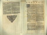 a book open to a page with a picture of a heart on it