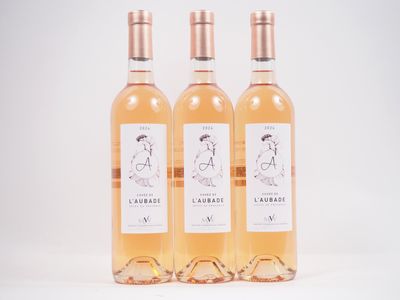 3 Bouteilles RosÉ CÔTes DE Provence "CuvÉE DE L'Aubade" MAÎT…