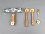 three different types of tools are displayed on a gray surface