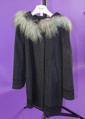 PHILOSPHY di ALBERTA FERRETTI Manteau en laine gris anthraci…