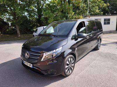 the mercedes v - class van is parked in a parking lot