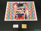 Reproduction encadrée de Goku de Dragon Ball par Le Mans