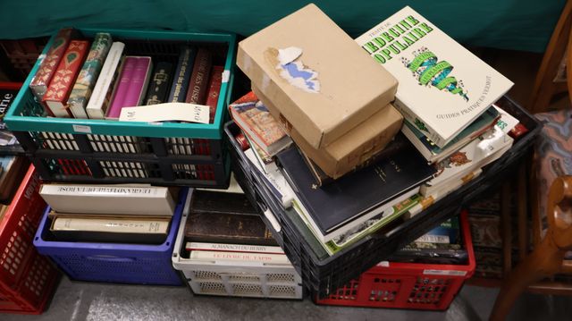 5 cartons de livres de littérature, livres d’art et divers. 