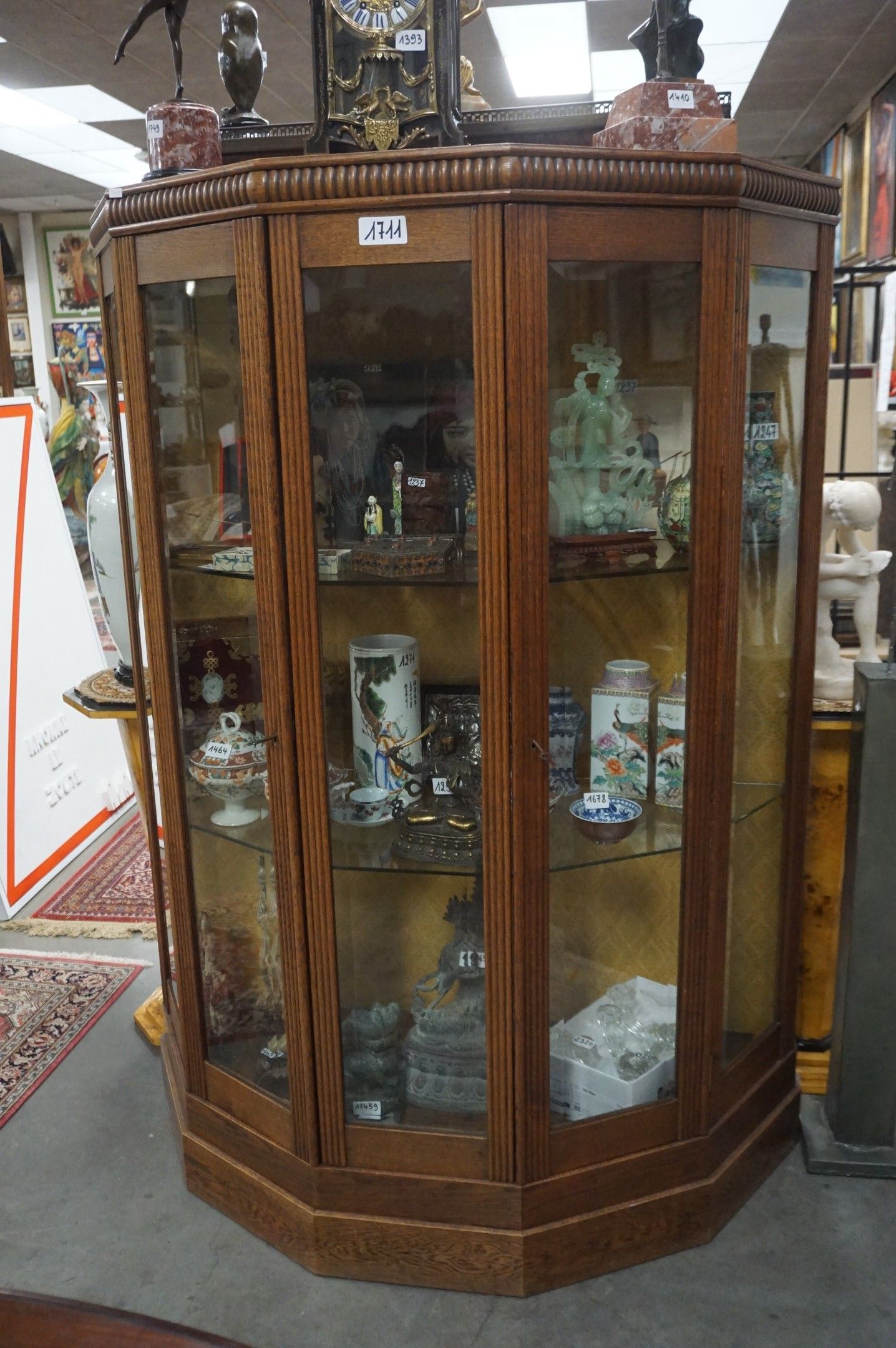 Vitrine Art déco - vers 1930 - H : 170 cm - L : 123 cm - P :…