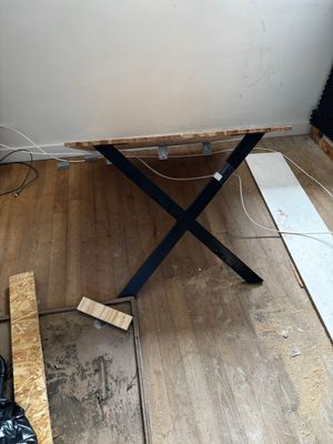 an image of a desk with a laptop on it
