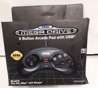 Manette sega mega drive retro bit en l'etat
