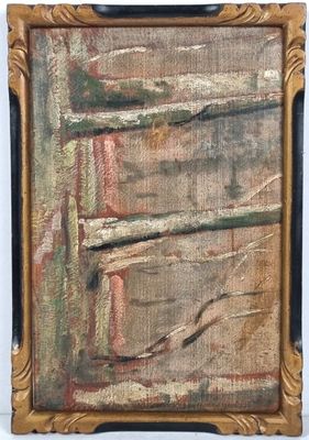 Andrée SEAILLES (1891-1983). "Paysage forestier", huile sur …