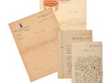 un lot de vieilles lettres et d'enveloppes datant du début du XXe siècle