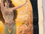 a picture of a woman in a belly dance costume