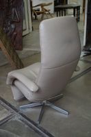 JORI - beau fauteuil relax en cuir beige - modèle YOGA JR-73… (photo 2)
