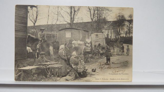 Bénévent-l’Abbaye : Campement de Vanniers. Carte rare !!! TBE.