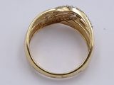 an image of a gold ring with diamonds on a white surface