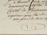 a handwritten letter on a piece of paper with writing on it