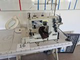 a sewing machine that is sitting on a table