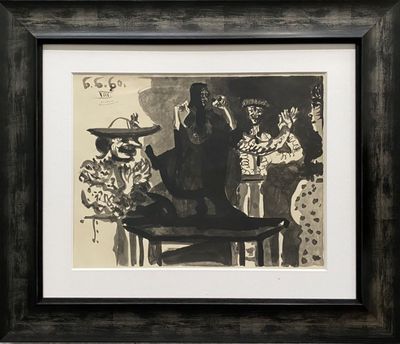 Pablo Picasso (d'après) - La danseuse sur la table, 1960