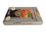 a box with a video game on it on a white surface