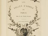an old book with a drawing of a bird on it ' s cover