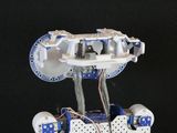 a robot that is sitting on top of a table