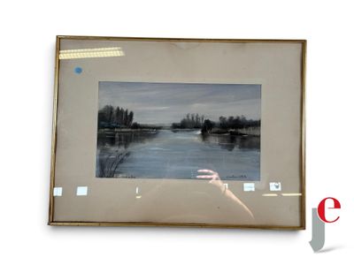 a picture of a painting hanging on a wall